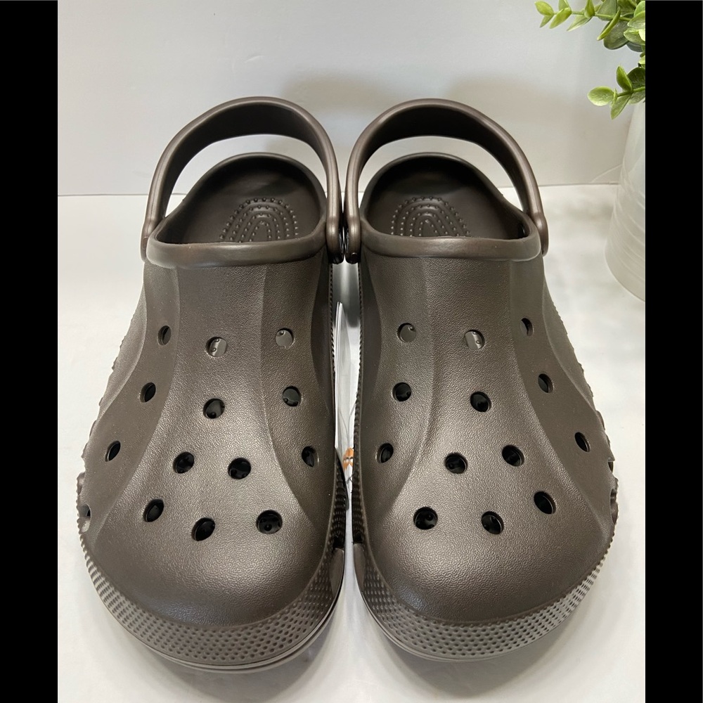 NEW Crocs Baya l Slip On Clogs Brown M10/W12,M11 - Picture 2 of 10